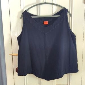 Oh My Gauze V Necked Tank Top